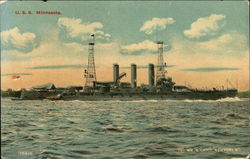USS Minnesota Postcard