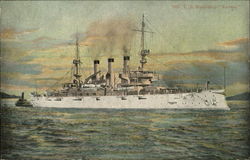 U.S. Battleship Kansas Battleships Postcard Postcard