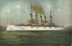 US Battleship "Louisiana" Battleships Postcard Postcard