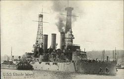 USS Rhode Island Postcard