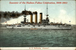 U.S. Battleship "Missouri" Postcard