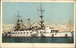 8201. U.S.S. Kentucky Postcard