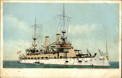 8197. U.S.S. Kearsarge Postcard