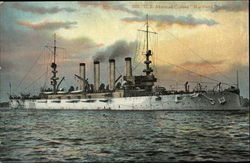 US Armored Cruiser, "Maryland" Ships Postcard Postcard