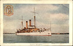 USS "Atlanta" Ships Postcard Postcard