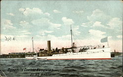 Dynamite Cruiser Vesuvius Ships Postcard Postcard