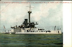 U.S. Monitor Amphitrite Ships Postcard Postcard