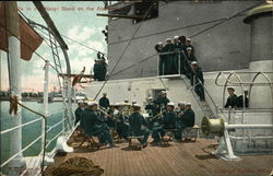 Life in Our Navy: Band on the Alabama Postcard