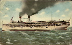 Excursion Steamer, Theo. Roosevelt Postcard