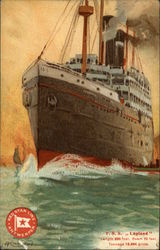 T.S.S. "Lapland" Postcard
