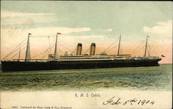 R.M.S. Cedric Boats, Ships Postcard Postcard