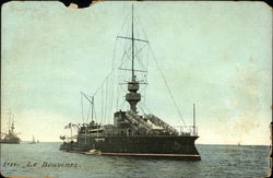 Le Bouvines at Sea Postcard