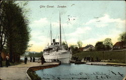 Gota Canal Sweden Postcard Postcard