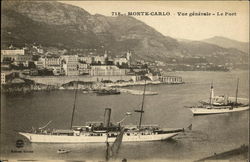 General View of the Port Postcard
