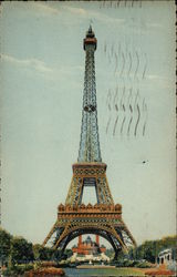 Eiffel Tower Paris, France Postcard Postcard