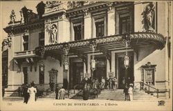 721 - Casino de Monte-Carlo. - L'Entrée 721 - Casino de Monte-Carlo. - L'Entrée