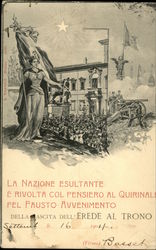 La Nazione Esultante Postcard