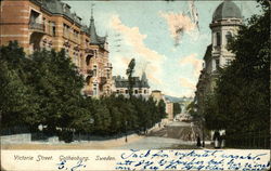 Victoria Street Gothenburg, Sweden Postcard Postcard