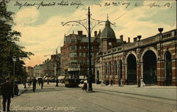 Midland Station Leicester, England Postcard Postcard