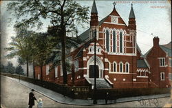 Wesleyan Methodist New Church, Highgate London, England Postcard Postcard