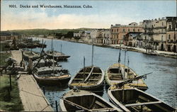 Docks and Warehouses Postcard