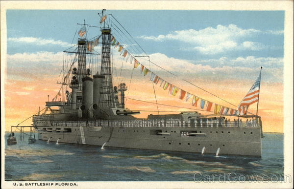US Battleship Florida Battleships