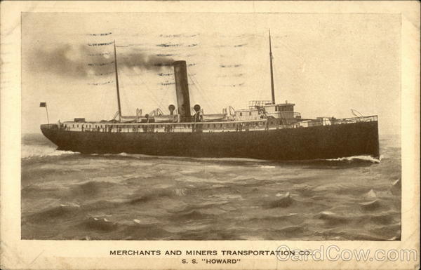 Merchants and Miners Transportation Co., S.S. Howard