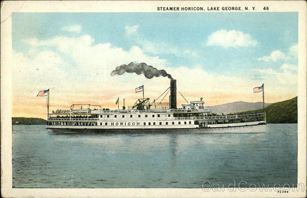 Steamer Horicon Lake George New York