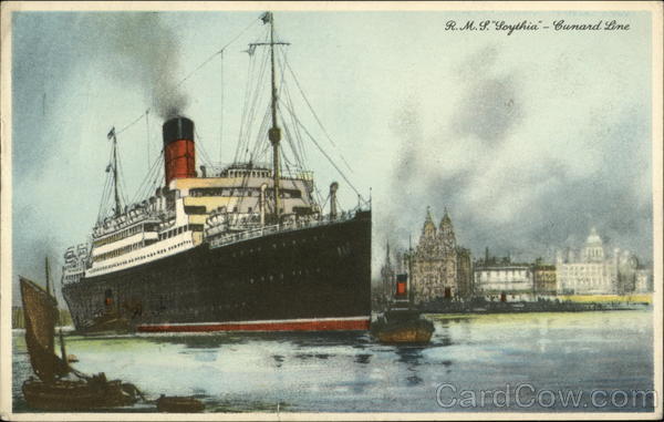 R.M.S. Scythia - Cunard Line Cruise Ships