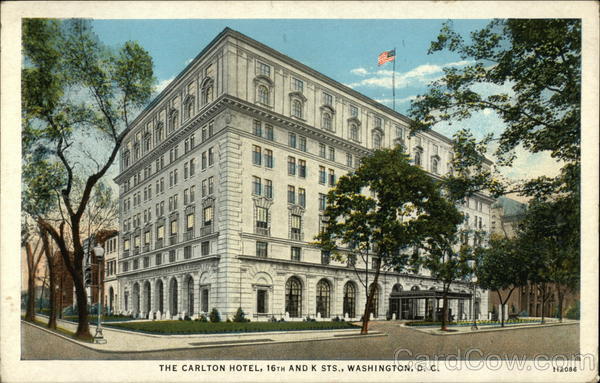The Carlton Hotel Washington District of Columbia Washington DC