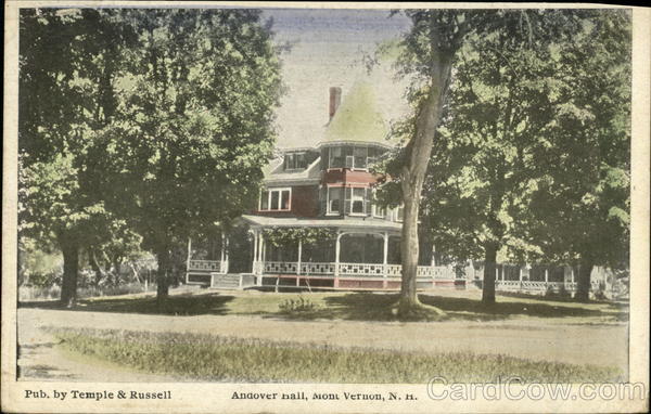 Andover Hall Mont Vernon New Hampshire