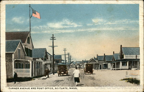 Turner Avenue and Post Office Scituate Massachusetts