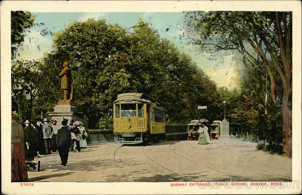 Subway Entrance, Public Garden Boston Massachusetts