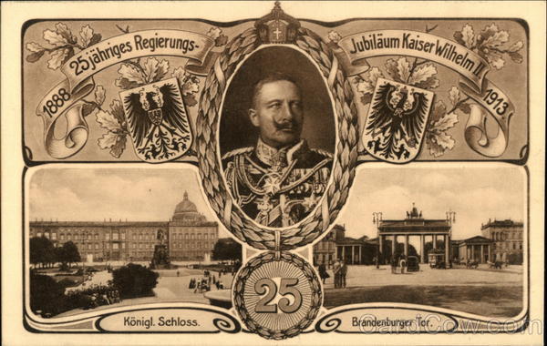 25th Anniversary Kaiser Wilhelm II Royalty