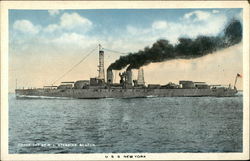 USS New York Postcard