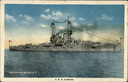 USS Florida Postcard