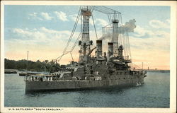 U.S. Battleship "South Carolina" Battleships Postcard Postcard