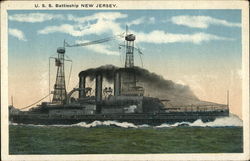 USS Battleship New Jersey Postcard