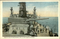 USS Battleship Wyoming - One of the Big Guns Postcard