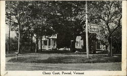 Cherry Court Pownal, VT Postcard Postcard