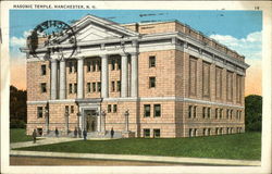 Masonic Temple Postcard