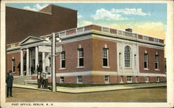 Post Office Berlin, NH Postcard Postcard