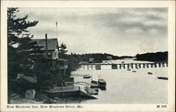 New Meadows Inn, New Meadows River Postcard