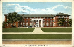 Citizens Hospital Talladega, AL Postcard Postcard