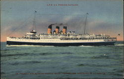 C.P.R. S.S. Princess Kathleen Cruise Ships Postcard Postcard