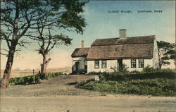 Oldest House Chatham, MA Postcard Postcard