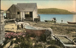 Stage Harbor - Cape Cod Postcard