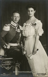 Unser Kronprinzenpaar Royalty Postcard Postcard