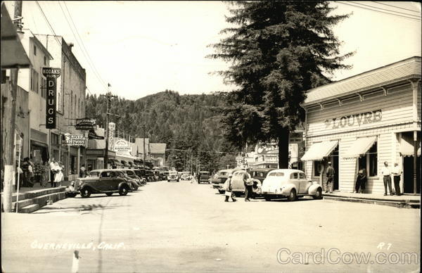 Downtown Scene Guerneville California