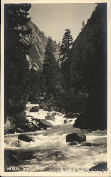 Merced River Rapids Yosemite National Park